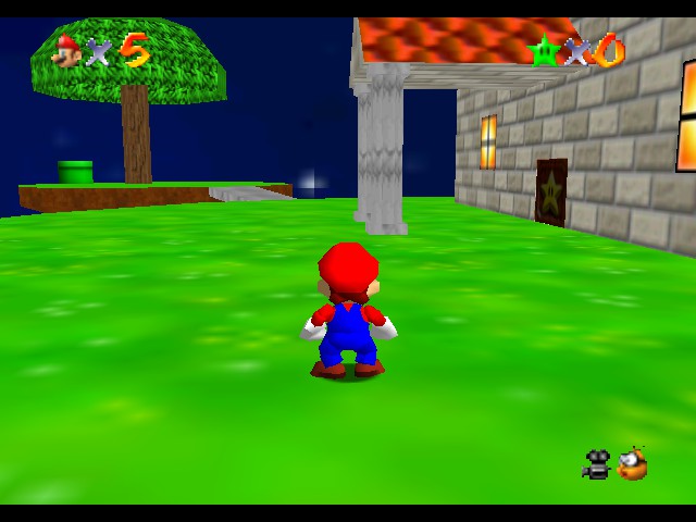Super Mario 64 - The Green Stars (v1.2) Screenshot 1